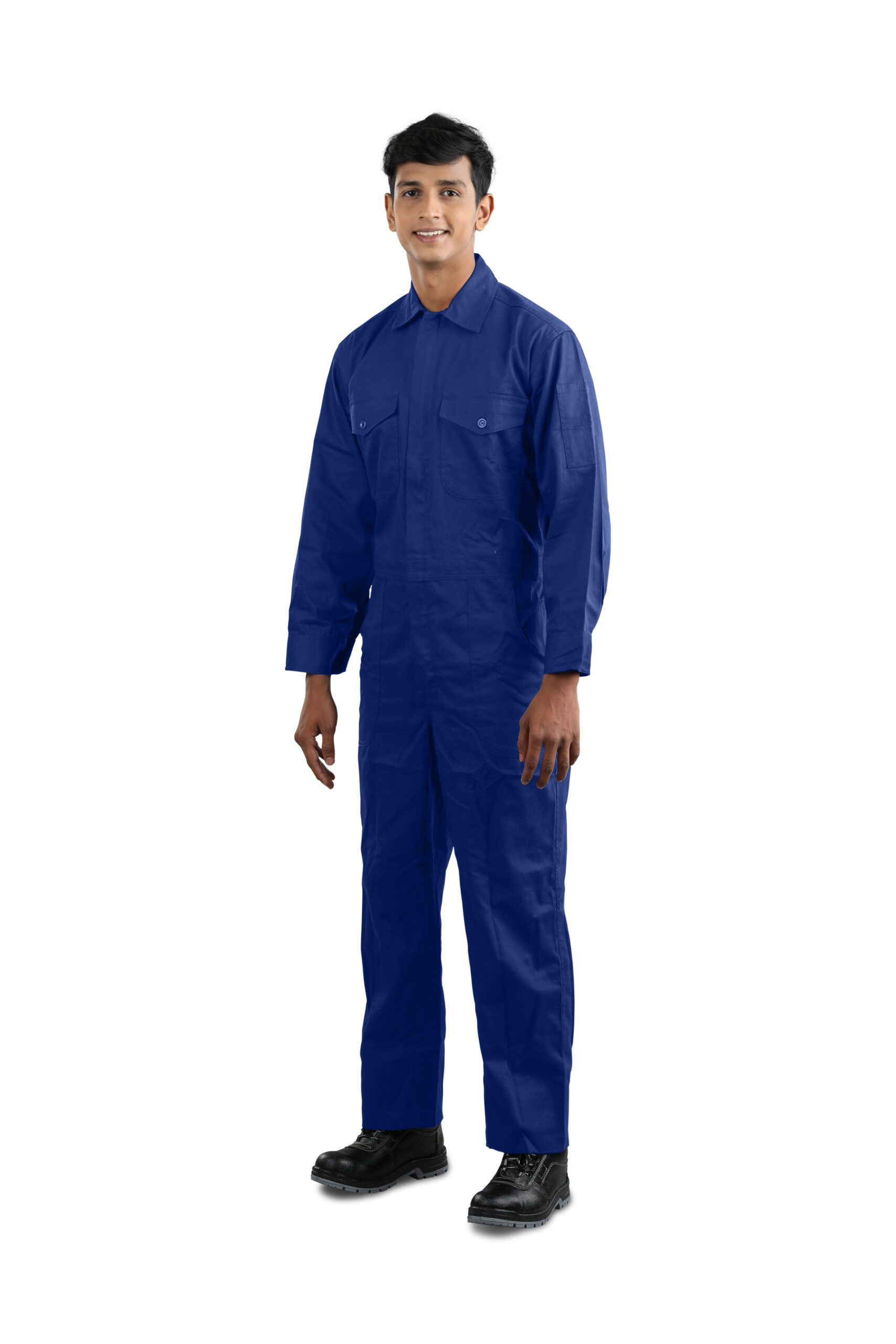 Royal blue cotton industrial coverall suit – Rethaa workwear