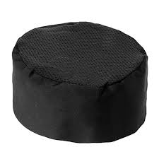 Quintus Chef round cap featuring snug fit design suitable for professional wear.