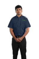 Uniform shirts for security guards Sky Blue Half Sleeve Security Shirt – Rethaa