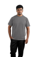 Man wearing Grey half sleeve round neck t-shirt – Casual Wear for Men