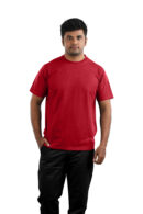 Man wearing Black half sleeve round neck t-shirt – Casual Wear for Men